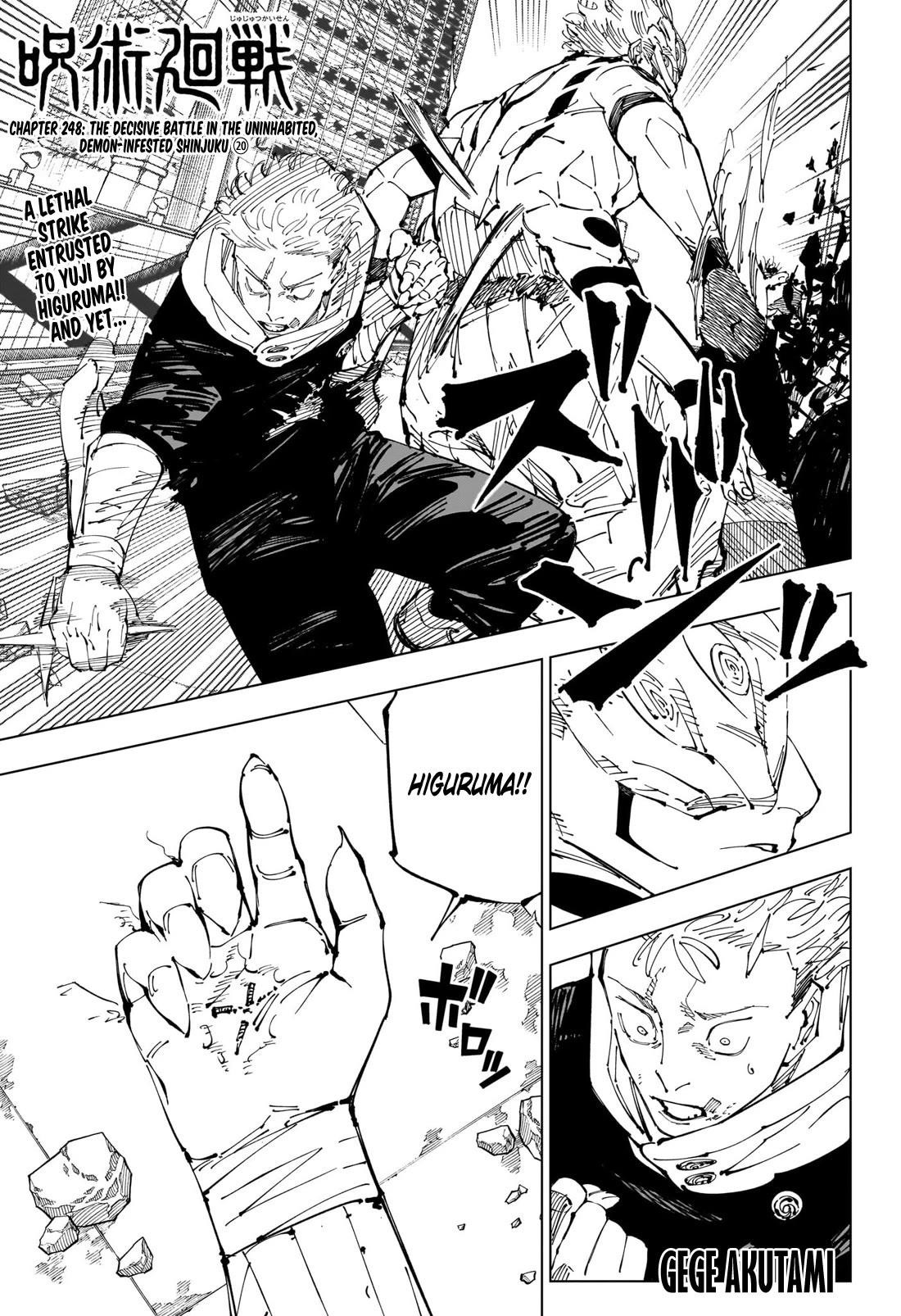 Jujutsu Kaisen Chapter 248 image 01